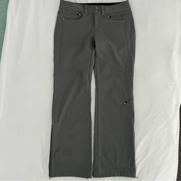Athleta Calaveras Snow Pants | Charcoal Gray | Women’s Size 6 - Picture 2 of 14